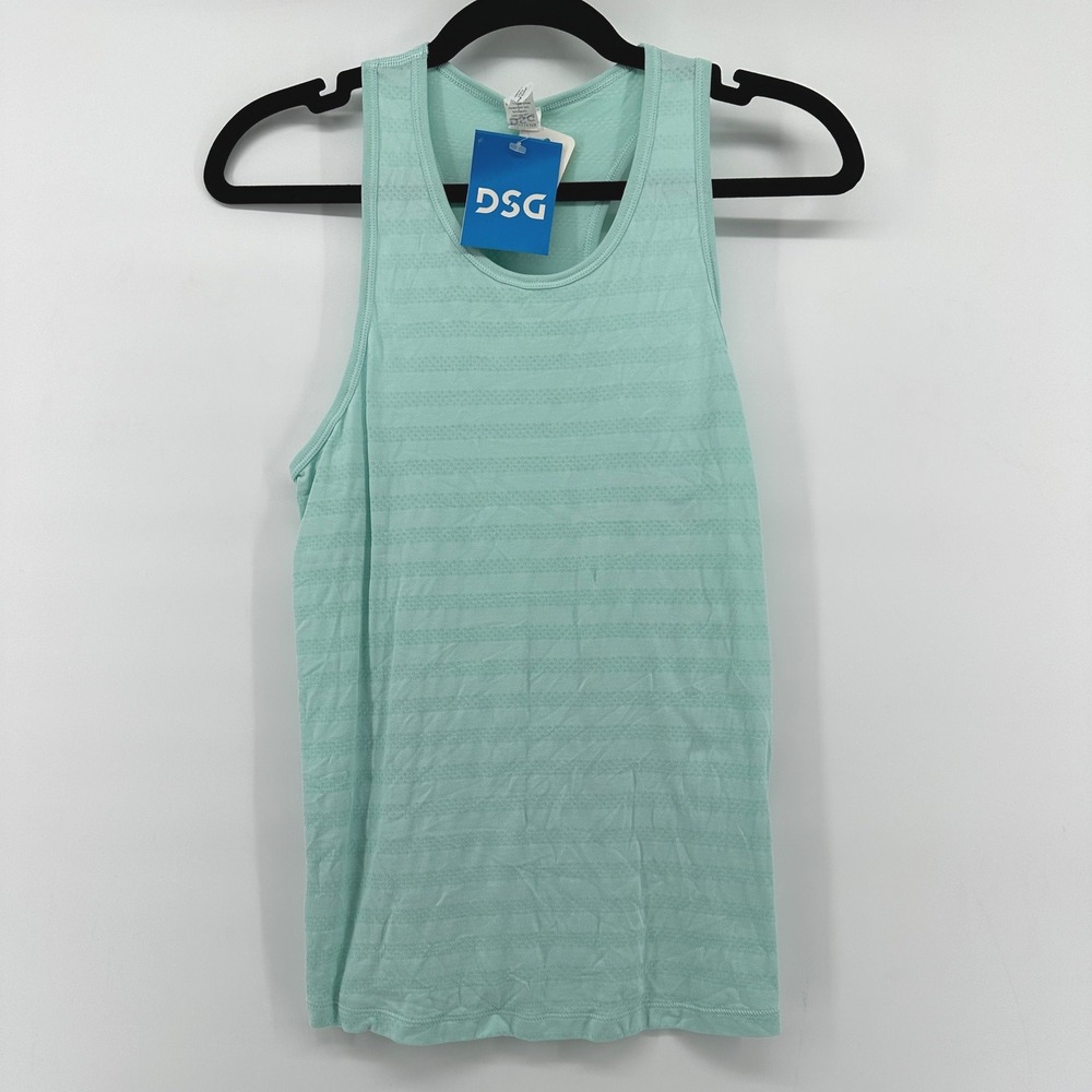 DSG Girls Movement Seamless Mesh Tank Top Waterscape Green Size L 14 CKP11436CN
